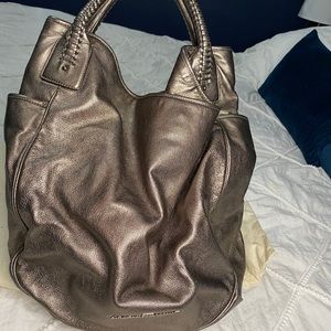 Salvatore Ferragamo Metallic Shoulder Bag
